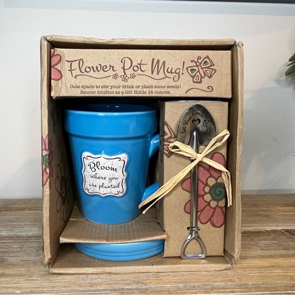 Unique Garden-Themed Ceramic Mug Set - Picture 2 of 8